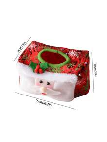 1 cái, Khăn giấy trang trí Giáng sinh mới Vỏ bọc trang trí bàn Giáng sinh Bố trí không khí Vật dụng Giáng sinh - Nhiều màu - Xem 6