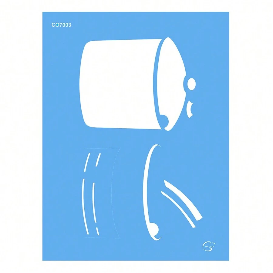 CO7003 - Sugar Bowl - 15x20 - Naughty Cats Stencil - 單件 - 查看 1