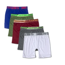 Ckrass Kit 5 Long Leg Microfiber Cycling Boxer Briefs Plain Colors - Nhiều màu - Xem 1