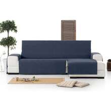 Ecommerc3 |貴妃椅沙發套加大尺寸（多種顏色） - 沙發保護墊 - 超柔軟觸感沙發套 - 使用彈性橡皮筋輕鬆安裝 - 免費送貨 ✅ 24/48 小時送貨到西班牙（半島） - 藏蓝色 - 查看 3