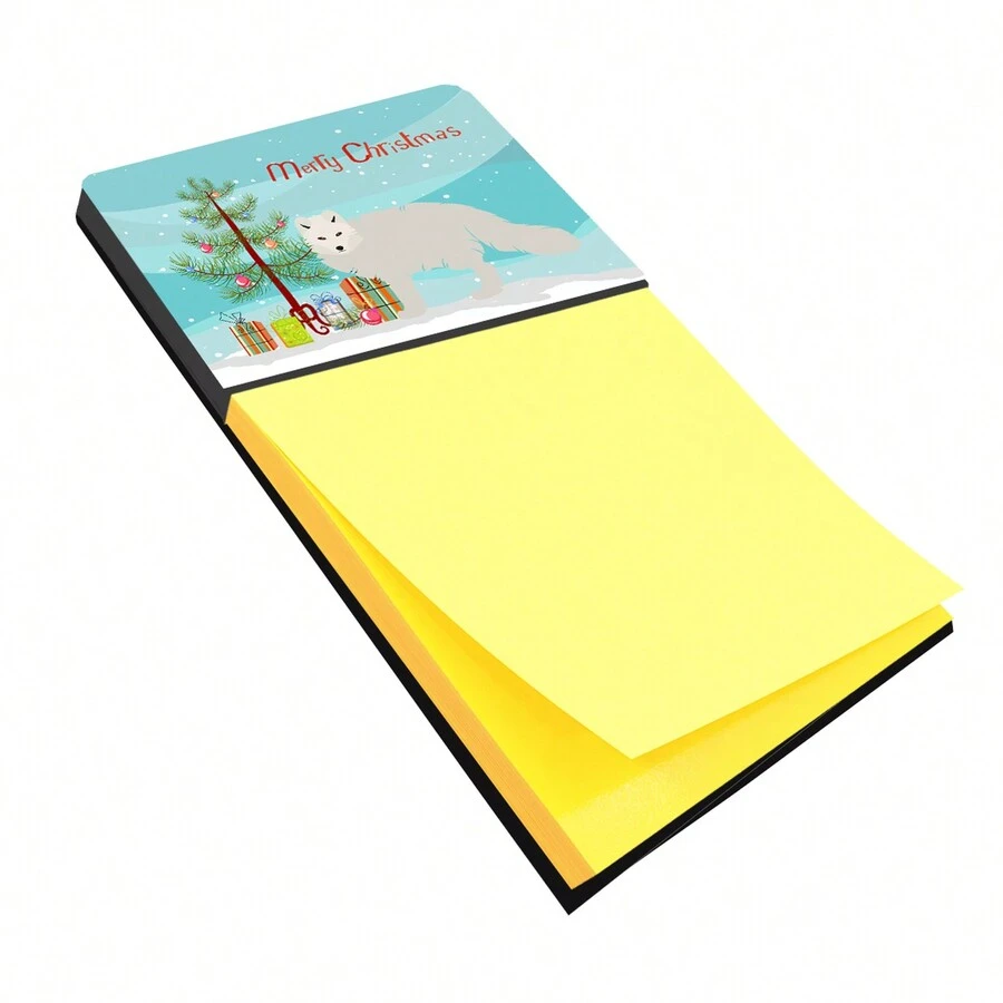 Caroline's Treasures Carolines Treasures White Arctic Fox Christmas Sticky Note Holder Teal Large Multicolor - 彩色 - 查看 1