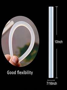 1 Kg Of Transparent PVC Silicone Bars For Crafts School Work - 白色 - 查看 8