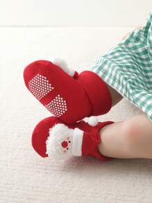 Kids Christmas Character Socks, Non-Slip, Suitable For Boys & Girls, Autumn/Winter