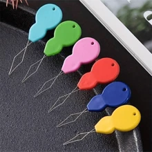 2/5/10pcs Plastic Needle Threaders, Needle Threader Hand Machine Sewing Tool For Sewing Crafting, Knitting Craft, Quilting, DIY Art, Color Random - Multicolor - View 4