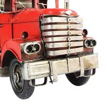 Verito Collectible Miniature Red Tin Box Truck Car - Đỏ - Xem 5