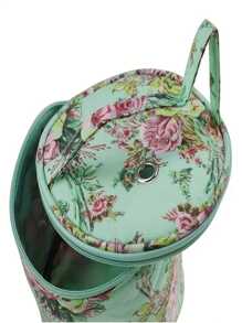 1 件。迷你纱线筒纱线储存袋。小型编织袋工艺手提包。适合初学者。钩针编织、针织和手工艺。5.51 X 5.12 英寸（约 14x 13.0 厘米），坚固