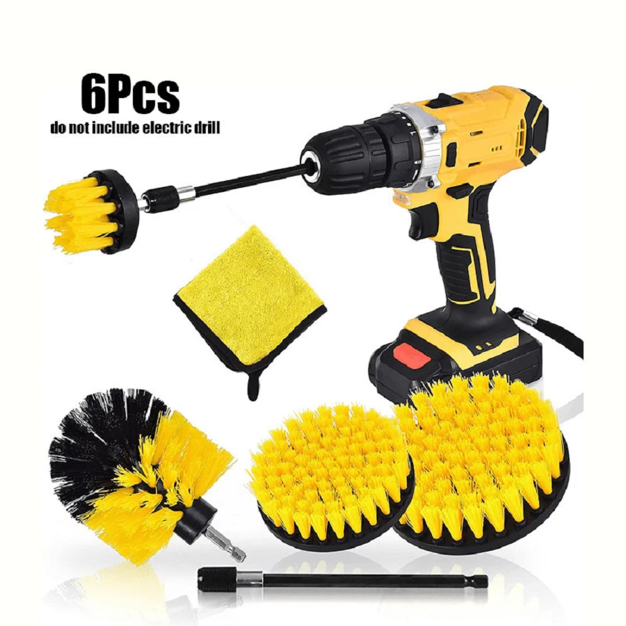 620piece Set Electric Drill Brush Tip For Cleaning Car, Boat, Seat