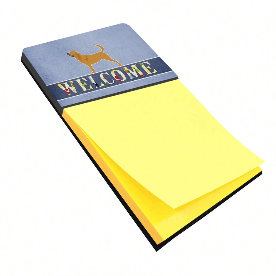 Caroline's Treasures Carolines Treasures Bloodhound Welcome Sticky Note Holder Large Multicolor - 彩色 - 查看 1