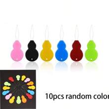 2/5/10pcs Plastic Needle Threaders, Needle Threader Hand Machine Sewing Tool For Sewing Crafting, Knitting Craft, Quilting, DIY Art, Color Random - Multicolor - View 6