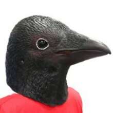 Máscara de animal que cubre toda la cara, máscara de mono, disfraz de máscara de gorila para fiesta de disfraces, accesorios de disfraz de fiesta de Halloween - gallo, vaca, león, tigre, paloma, ratón, rana, koala, dinosaurio, loro, pato amarillo, Navidad
