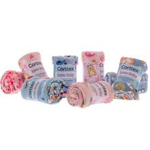 Soft Microfiber Anti-Allergic Baby Blanket For Boys And Girls With Cute Print - Bụi hồng - Xem 1