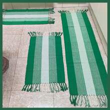 Handmade Loom Runner 100% Cotton 1 Unit - 查看 2