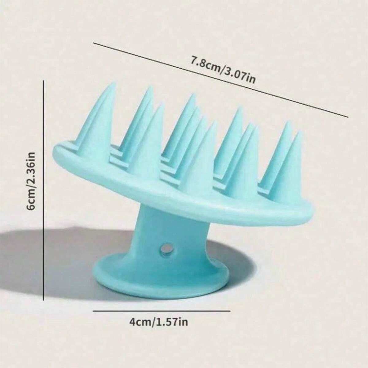 1pc Silicone Head Massager, Home Use Salon Hair Scalp Cleaning Soft