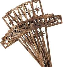 跨境海外贸易创意挂饰木制工艺品家居派对装饰品 - 復古 - 查看 5