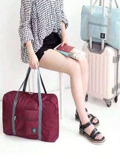 حقيبة منظم أمتعة كبيرة السعة، حقيبة تخزين الملابس، حقيبة يد، حقيبة سفر، حقيبة سفر للأعمال ، حقيبة تخزين خارجية، منظم سفر محمول، حقيبة مستحضرات تجميل، مناسبة للملابس والبناطيل والملابس الداخلية والملايات والفرشاة والكحل وظل العيون ومستحضرات العناية بالبشرة والهواتف والعملات والأغراض الصغيرة، للاستخدام المنزلي والهدايا والأعياد والمناسبات مثل عيد الهالوين والكريسماس، متعدد الاستخدامات بنمط بوهيمي