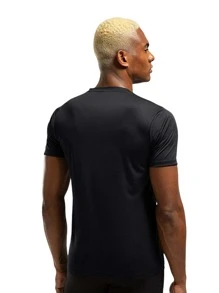 Kit 4 Men's Dry Fit T-Shirt Short Sleeve Drifit Gym Running CrossFit Fitness Plain Premium Polyester - 彩色 - 查看 6