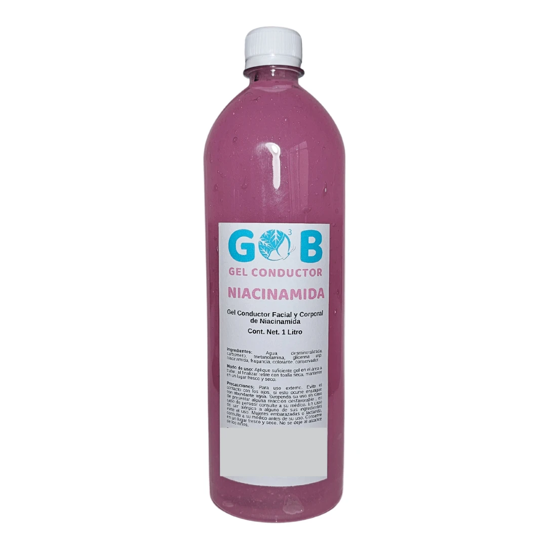 Gel Conductor Niacinamida - GO3B - 1 litro - Facial/Corporal - Aparatología - Neutro - Añade 1