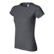 Softstyle Womens T-Shirt (Dark Heather) - Dark Grey - View 3