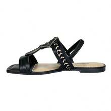Dakota Women's Flat Sandal Y7952 Black - 黑色 - 查看 3