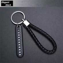 Bộ 3 sản phẩm có gắn thẻ ID đánh số, không bao giờ làm mất chìa khóa nữa - Mặt dây chuyền móc chìa khóa chống mất có gắn thẻ số điện thoại - bộ năm món - Xem 15