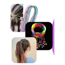 Roll Of 10 Meters Satin Cord Thread R Mouse Line For Macrame Bracelet Braids 2mm Black - màu đen - Xem 3