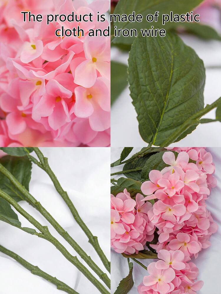 1pc/3pcs Mô phỏng cành hoa cẩm tú cầu Trang trí nhà cửa Phòng khách Hiên nhà Ngoài trời Đám cưới Sinh nhật Tiệc Đạo cụ chụp ảnh - Nhiều màu - Xem 3