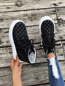 Giày bốt cổ ngắn mũi tròn phong cách Anh cổ điển cho nữ phong cách Châu Âu đế dày đa năng thường ngày - màu đen - Xem 5