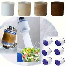 6+1 Multi-Stage Sink Water Filter, 360° Swivel Water Faucet Filter For Kitchen & Bathroom - Removes Chlorine, Fluorides, Heavy Metals And Hard Water