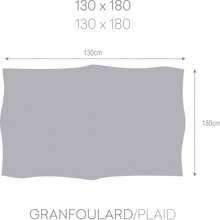 Ecommerc3 | Multifunctionele Foulard 130X180 Cm (verschillende kleuren) - Jacquard geweven Foulard - Perfect voor het bedekken en beschermen van de bank - Omkeerbaar, ademend en zeer zacht aanvoelend