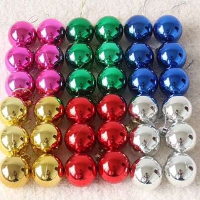 kit 8 /16 / 32 pcs bola lisa 3 cm sort com  natal, árvore de natal, festa,decoração