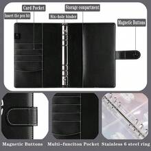 1 件 100 个信封省钱挑战书，带信封，省钱活页夹，100 个信封挑战活页夹套件，A5 预算书 - 轻松有趣地节省 5,050 美元 - 黑色 - 查看 4