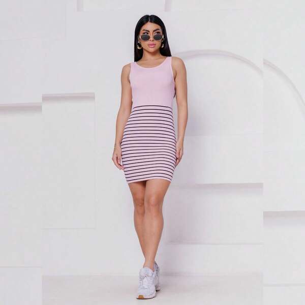 Vestido Ribana Listrado