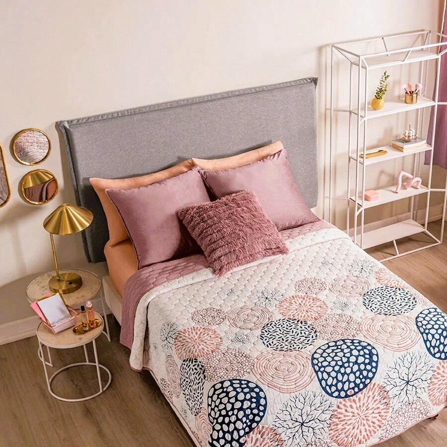 EDREDON LIGERO NOVO ESTAMPADO - Púrpura malva - Ver 1