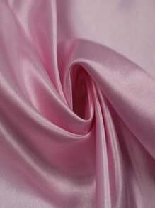 6 Meters Of Charmousse Satin Fabric (6m X 1.50m) - 粉紅寶貝 - 查看 1