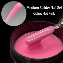 Jillnails 100克/50克 美甲延长胶 自流平延长胶 闪光亮片霓虹自然妆效 乳白色粉色美甲延长塑形 自流平中性胶 需使用UV/LED灯固化 - 彩色 - 查看 17