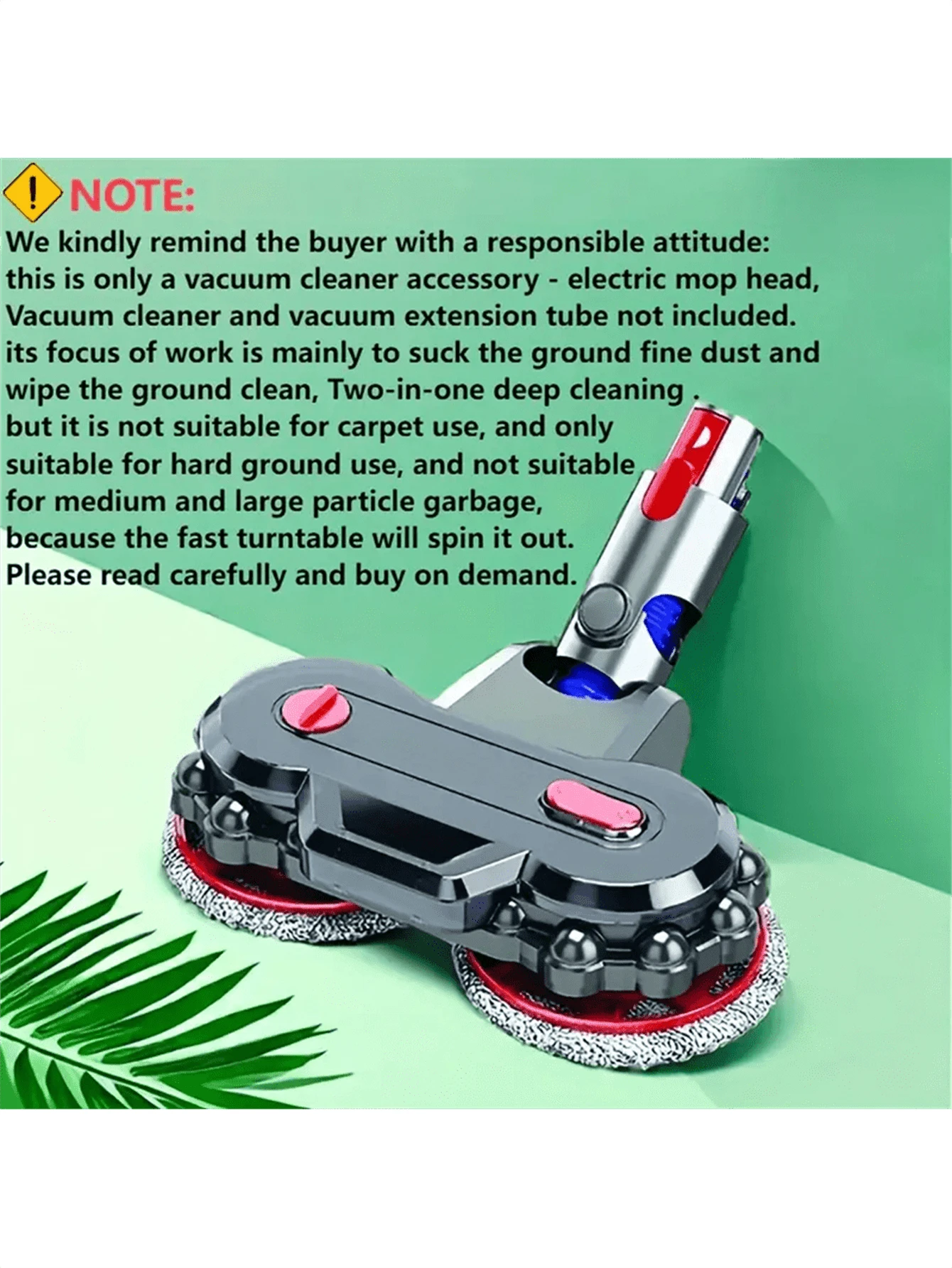 Suitable For V15 V8 V7 V10 V11 Vacuum Cleaner Electric Wet And Dry Mop