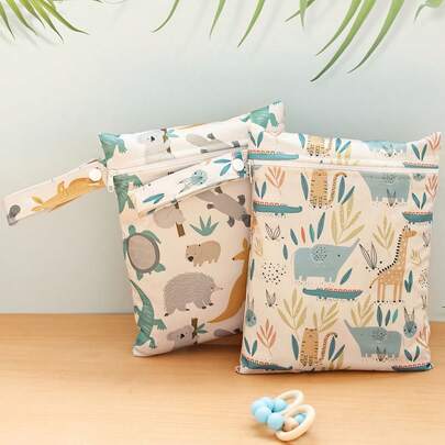 2个装防水手提收纳袋，游泳包，干湿分离，防沙防尘沙滩包，感恩节礼物，新生儿礼物，家居装饰礼物