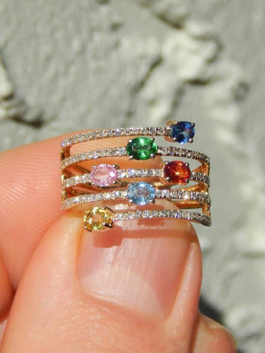 1 PC Retro Style Cubic Zirconia Ring For Women For Wedding Engagement Party Jewelry Valentine's Day Gift,Mom,Mother,Mother's Day,Gift