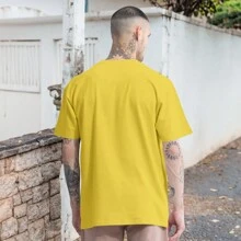 Camiseta Frase EU JÁ AMANHECI CANSADO Camisa Personalizada Manga Curta 100% Algodão