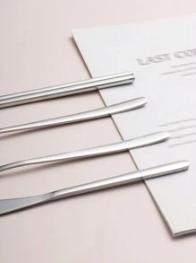 2/3/4pcs Stainless Steel Portable Cutlery Set, Travel Utensils, Reusable Camping Cutlery Set With Case, Including Fork, Spoon, Chopsticks And Box, Suitable For Western Dining, Kitchen, Lunch Box, Office, Picnic, Daily Meals, Christmas, Various Combinations Can Be Used As Christmas Gifts