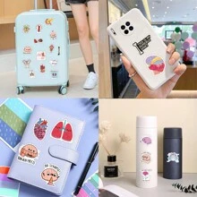 60 Piezas Pegatinas con chistes de anatomía - Pegatinas de vinilo estéticas para scrapbooking, diario, portátil, parachoques, monopatín, botella de agua, ordenador, teléfono, dibujos animados, casco, pegatinas y calcomanías de coche: anatomía, pegatinas de anatomía, pegatinas, pegatinas de enfermería, pegatinas sarcásticas, pegatinas divertidas de memes