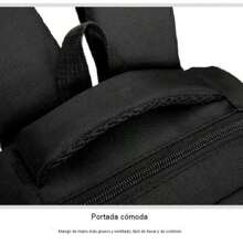 Mochila de hombre resistente. Difetentes colores. Tres compartimentos. Cierre doble, cintas acolchonadas y cintas ajustables.
