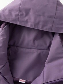 1 Áo khoác bảo vệ chống gió chống thấm nước cho nữ thể thao ngoài trời leo núi đi bộ đường dài trượt tuyết cắm trại - Màu tím - Xem 4