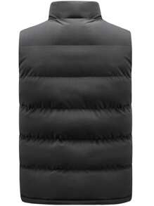 Gilet moderno alla moda da esterno, antivento e caldo, dal design minimalista, perfetta combinazione di stile e praticità, adatto per molteplici occasioni