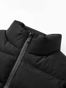 Gilet moderno alla moda da esterno, antivento e caldo, dal design minimalista, perfetta combinazione di stile e praticità, adatto per molteplici occasioni