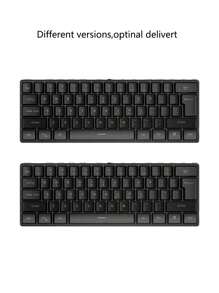 K401 Bedraad toetsenbord Mechanisch gevoel 61-toetsen RGB-achtergrondverlichting Gamingtoetsenbord Geschikt voor computers en kantoren