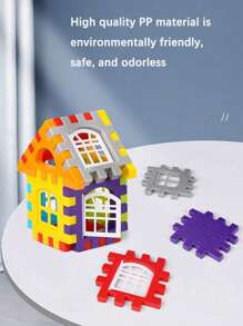 25/50/100pcs Digital Building Blocks Set For Kids 6-8: Creative Puzzle House Kit - Educational Stem Toy For Boys & Girls