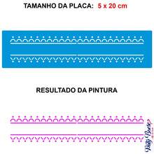 Stencil 5 X 20 C Hollow Mold Templates For Painting On Fabric MDF Wood Wall Floor Paper T-Shirt Dishcloth - 白色 - 查看 2