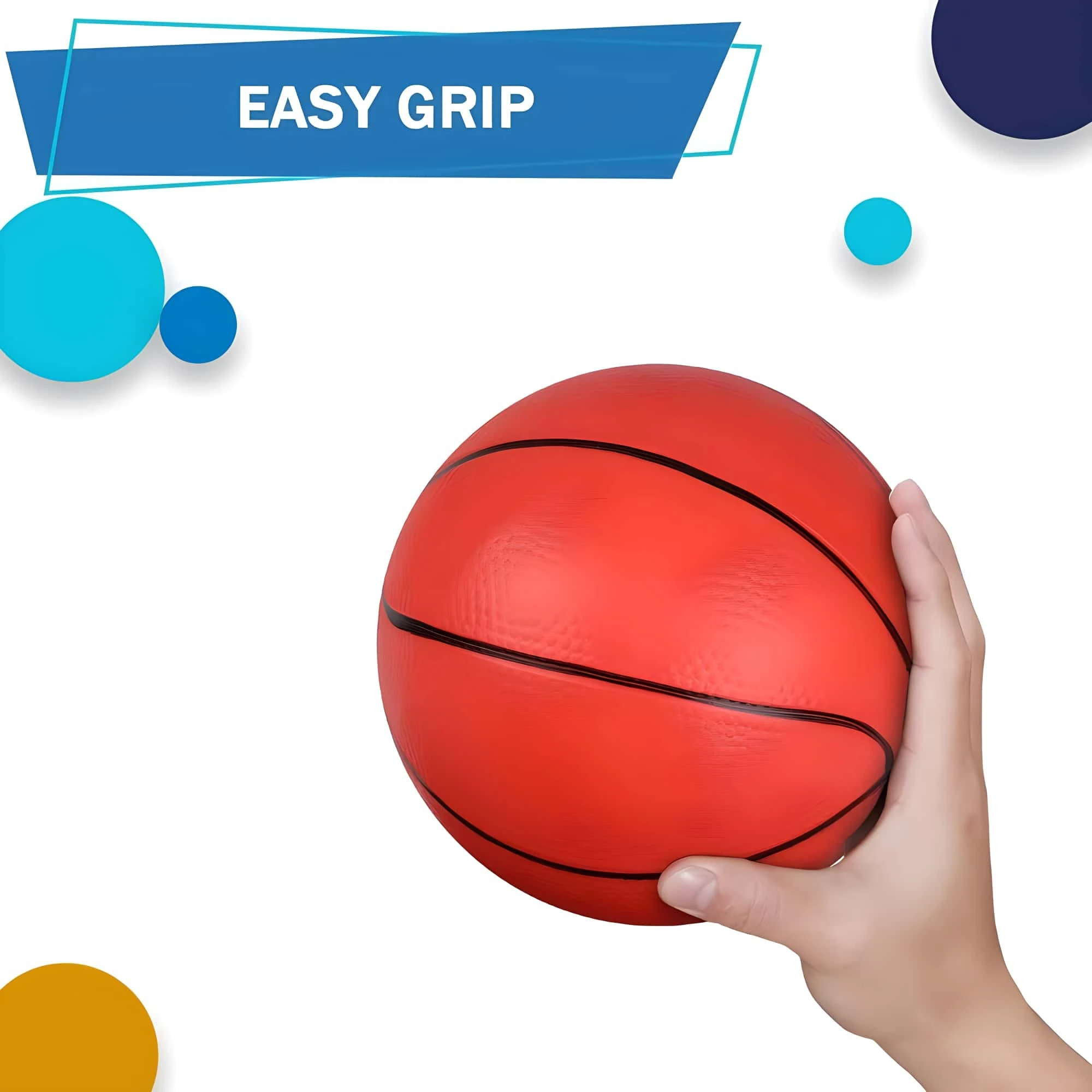 6 INCH PVC Mini Basketball For Indoor Basketball Mini Hoops, Soft 6