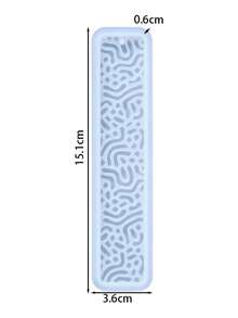 1 件树叶书签硅胶模具矩形书签环氧树脂铸造模具适用于 DIY 环氧树脂工艺品制作工具 - 矩形矽膠模具書籤 - 查看 9